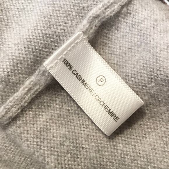 Lisa Todd Heather Gray Zoltar Speaks Fortune Teller 100% Cashmere Sweater S - Picture 9 of 11